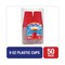 Hefty 9 oz. Easy Grip Disposable Plastic Party Cups - Red (50/Pack)